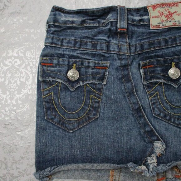 TRUE RELIGION Lola Girls Mini Skirt Size 6 - Picture 5 of 7
